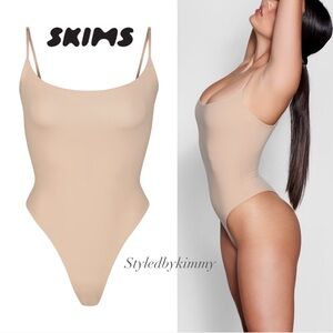 SKIMS Fits Everybody Cami Bodysuit in Mica L Large New NWT